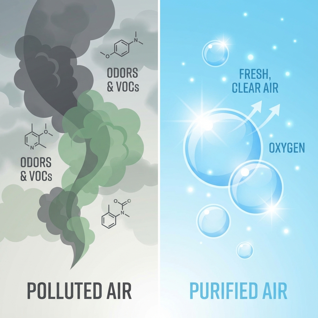 Odor Neutralization Simulation