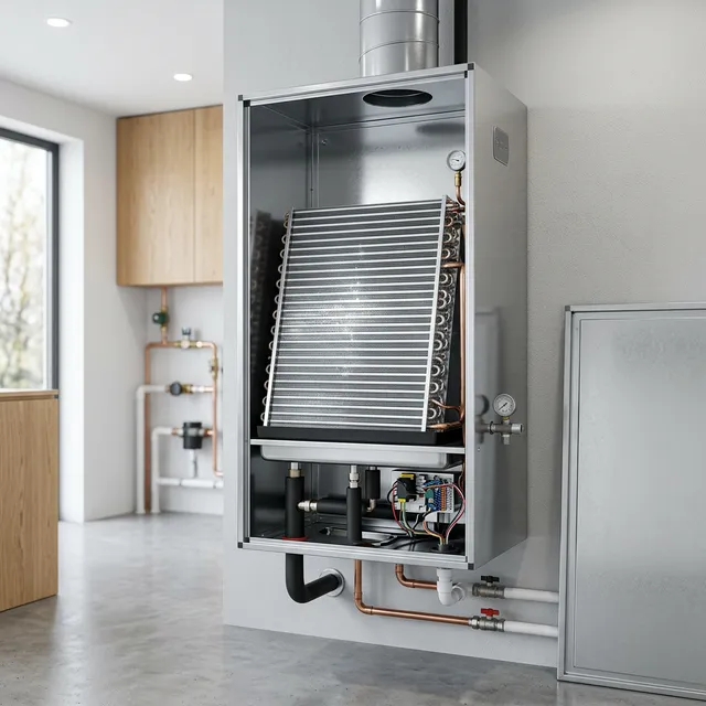 Sparkling clean indoor air handler evaporator coils