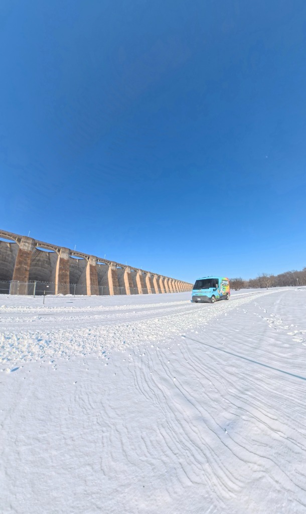 Cozy Llama HVAC service van serving Northeast Oklahoma