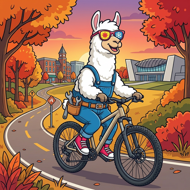 Cozy Llama mascot serving Bentonville, Arkansas